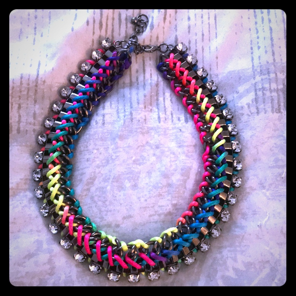✔️SOLD✔️ CHARMING CHARLIE NEON NECKLACE